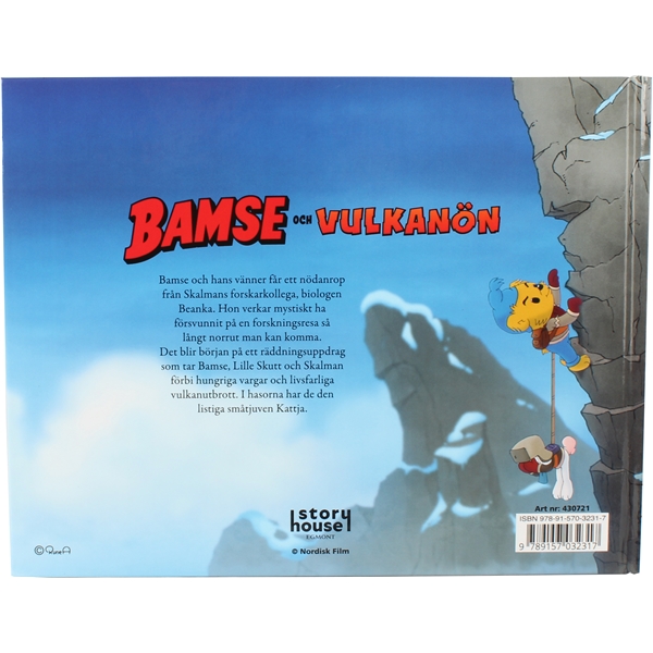 Bamse och Vulkanön Sagobok (Bild 2 av 3)