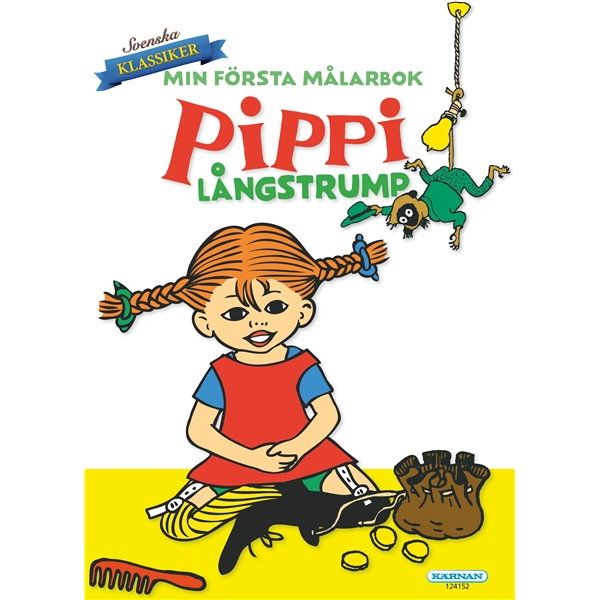 Pippi Långstrump Min Första Målarbok