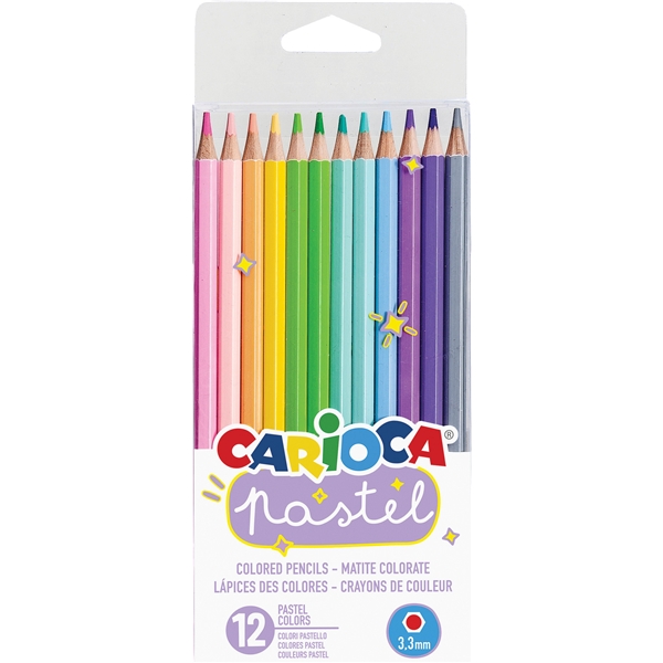Carioca Träfärgpennor Pastell (Bild 1 av 3)