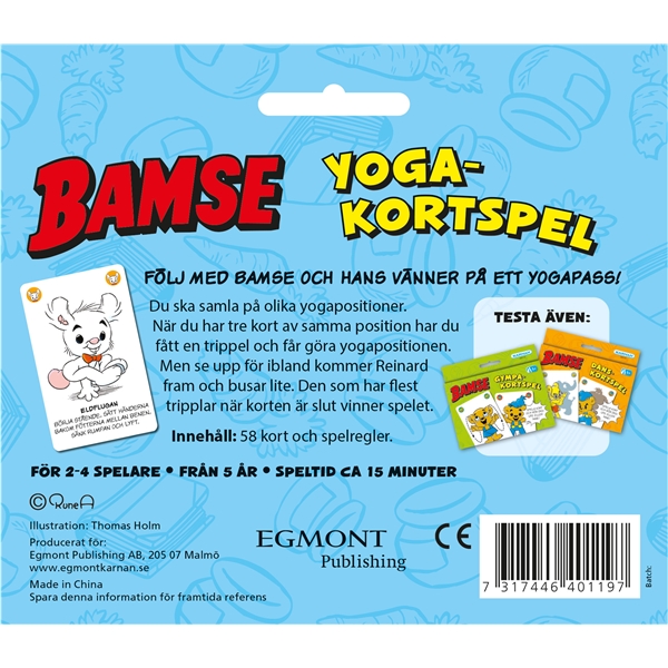 Bamse Yogakortspel (Bild 2 av 2)