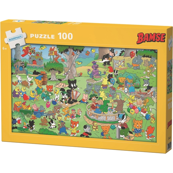 Pussel Bamse 100 Bitar (Bild 1 av 2)