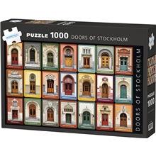 Pussel 1000 Bitar Doors of Stockholm