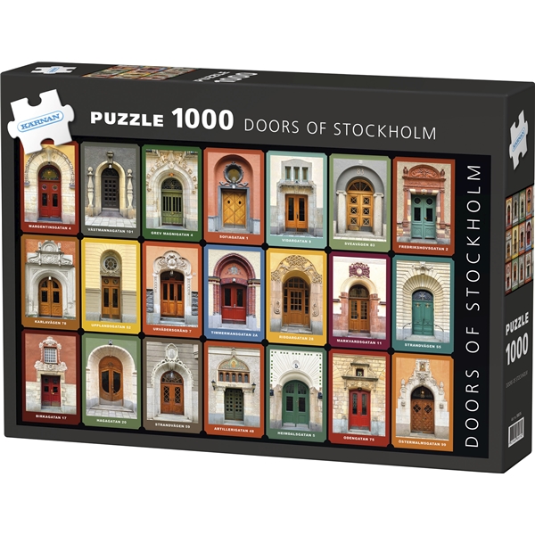 Pussel 1000 Bitar Doors of Stockholm (Bild 1 av 2)