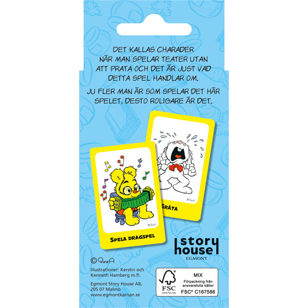 Kortspel Bamse Charader (Bild 4 av 4)