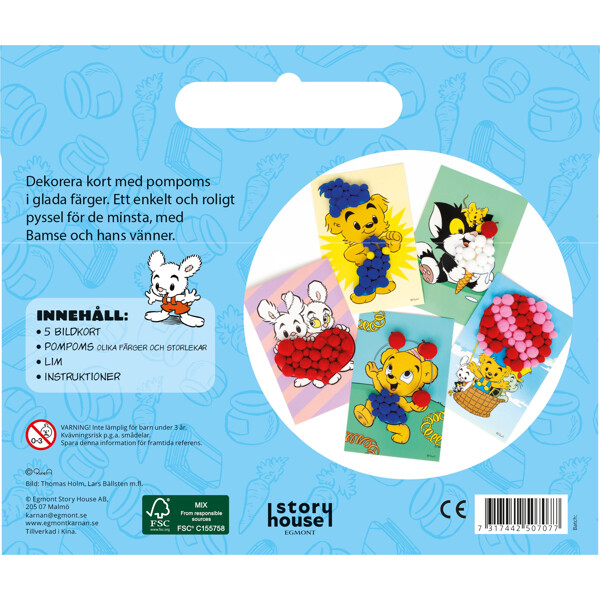 Kul Att Skapa Bamse Pompompyssel (Bild 4 av 4)