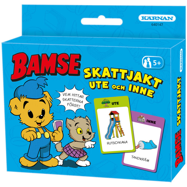 Kortspel: Bamse Skattjakt Ute & Inne (Bild 1 av 2)