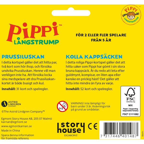 Kortspel: Pippi (Bild 2 av 2)