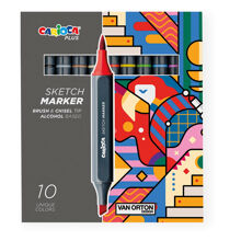 Carioca Plus Skisspennor 10-Pack