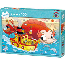 Pussel 100 Bitar Bamse Havets Hemlighet