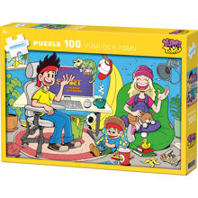 Pussel 100 Bitar Yumi & Tomu