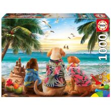 Educa Pussel 1000 Bitar Dogs On The Beach