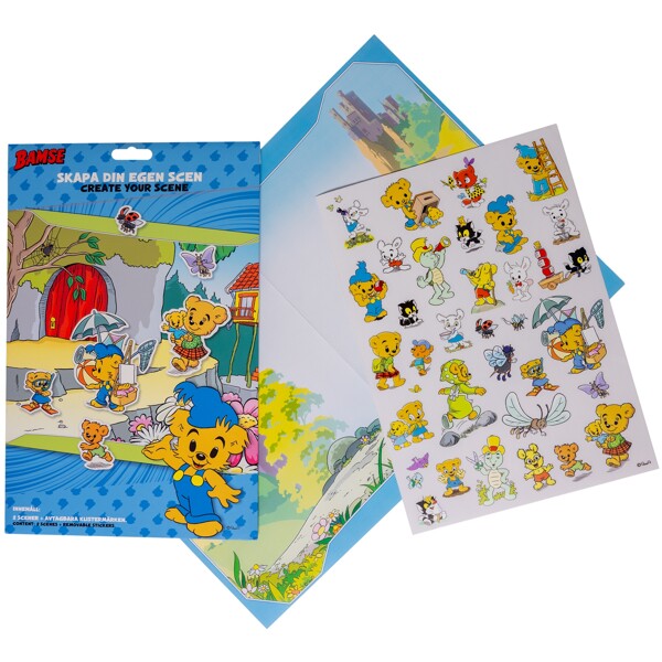 Bamse Stickers Set: Skapa din scen (Bild 1 av 2)