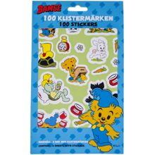 Bamse 100 st Klistermärken