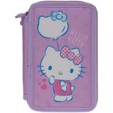 Hello Kitty Fyllt Pennfack 3 Fack