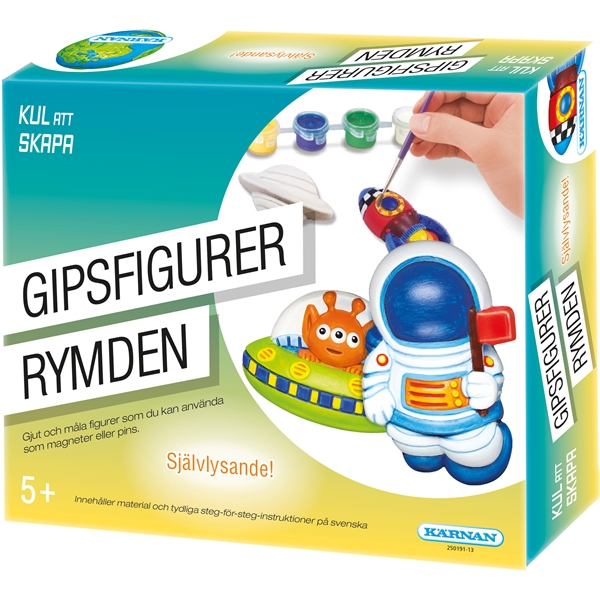 Kul att Skapa Gipsfigurer Rymden Självlysande (Bild 1 av 3)