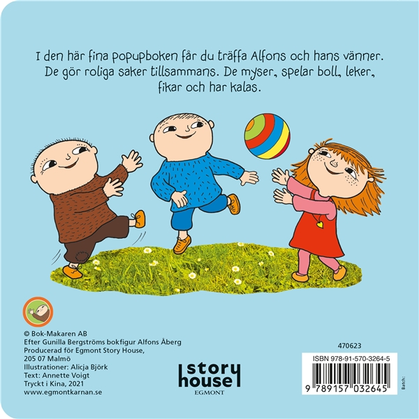 Lekbok Alfons Åberg Vi är Vänner (Bild 3 av 3)