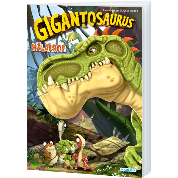 Målarbok Gigantosaurus (Bild 1 av 3)
