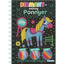 Pysselbok Diamantmålning Ponnyer