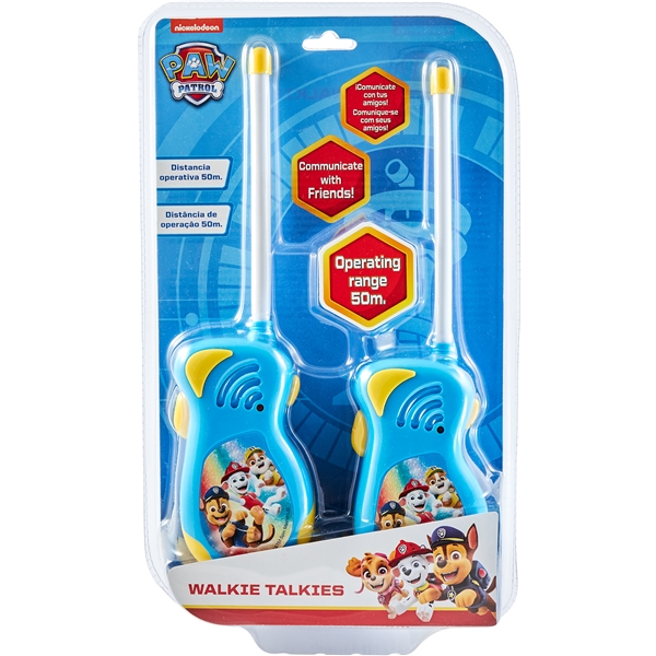Paw Patrol Walkie Talkie Blå/Gul (Bild 1 av 2)