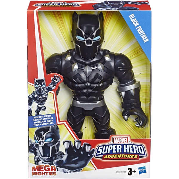 Playskool Super Hero Mega Mighties Black Panther (Bild 1 av 2)