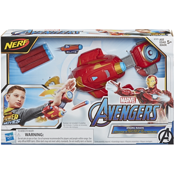 NERF Avengers  Power Moves Iron Man (Bild 1 av 5)