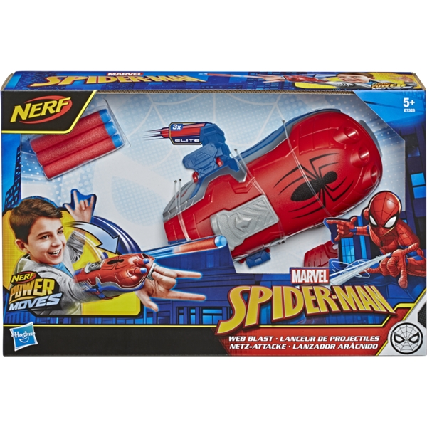 NERF Spider-Man Power Moves Launcher (Bild 2 av 5)