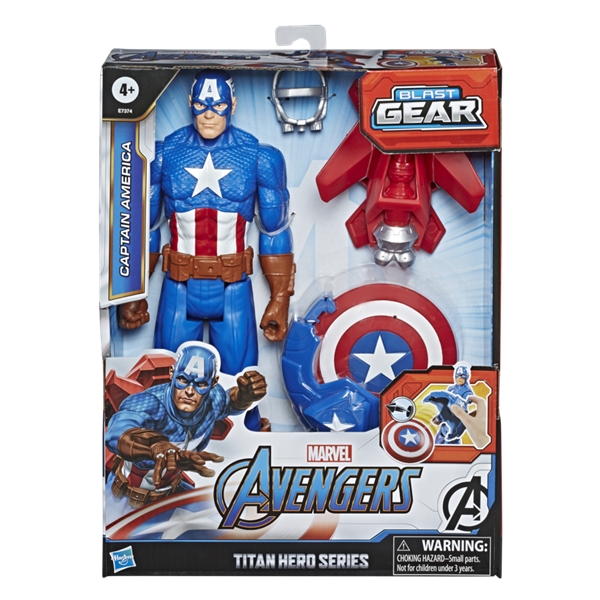 Avengers Titan Hero Blast Gear Captain America (Bild 3 av 3)