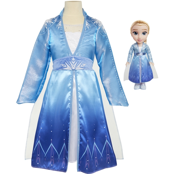 Frozen 2 Toddler Doll Elsa + Klänning (Bild 2 av 2)