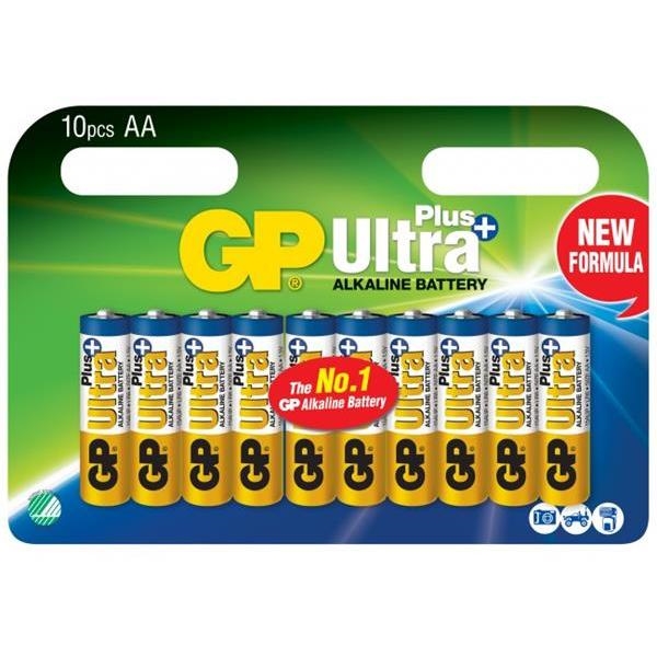 GP Batteries Ultra Plus AA, 10-pack (Bild 1 av 2)