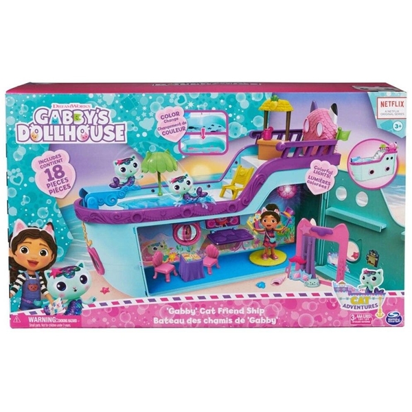 Gabby's Dollhouse Cat-Tastic Cruise Ship (Bild 1 av 6)