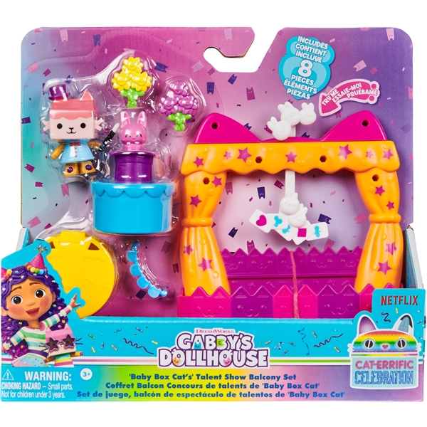 Gabby's Dollhouse Balcony Set Baby Box (Bild 1 av 4)