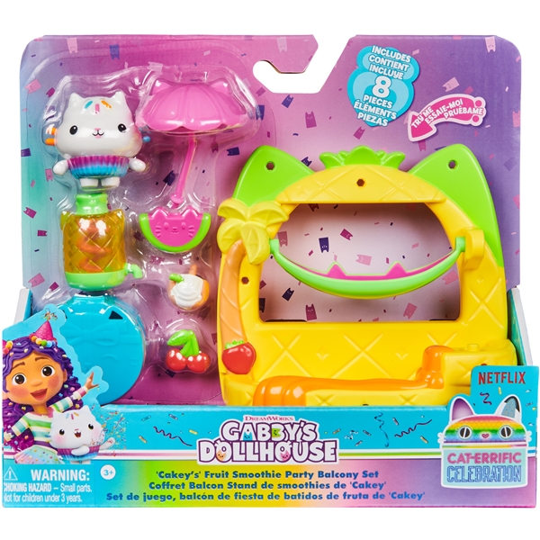 Gabby's Dollhouse Balcony Set Cakey (Bild 1 av 4)