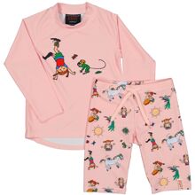 98-104 cl - UV-set Pippi Långstrump Rosa