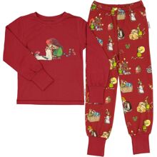 Pyjamas Pettson & Findus Jul Röd