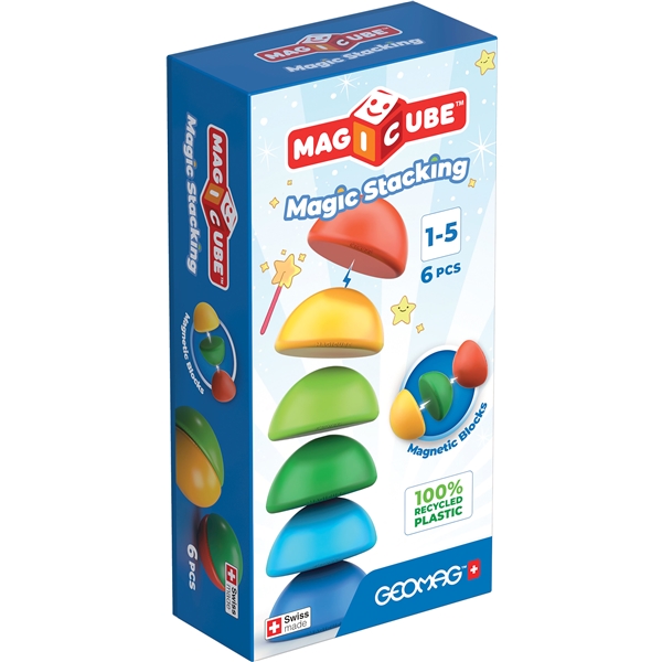 Geomag Magicube Blocks Stacking 6 Delar (Bild 1 av 5)