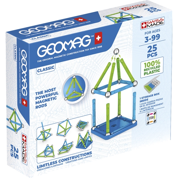 Geomag Classic Recycled 25 Delar (Bild 1 av 6)