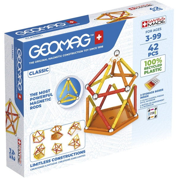 Geomag Classic Recycled 42 Delar (Bild 1 av 3)