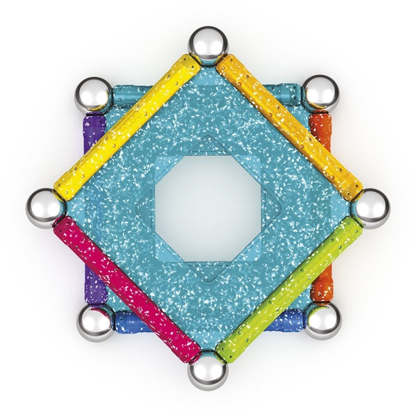 Geomag Glitter Panels Recycled 22 Delar (Bild 4 av 6)