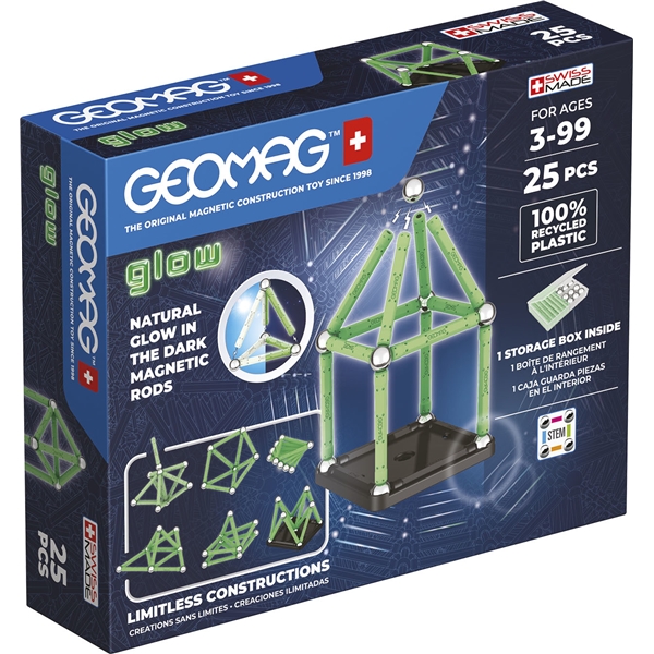 Geomag Glow Recycled 25 Delar (Bild 1 av 4)