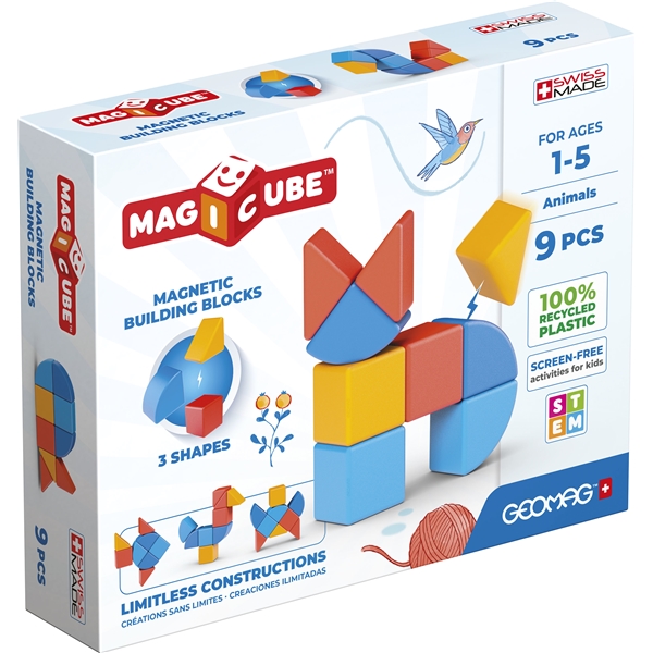 Geomag Magicube Animals 9 Delar (Bild 1 av 6)