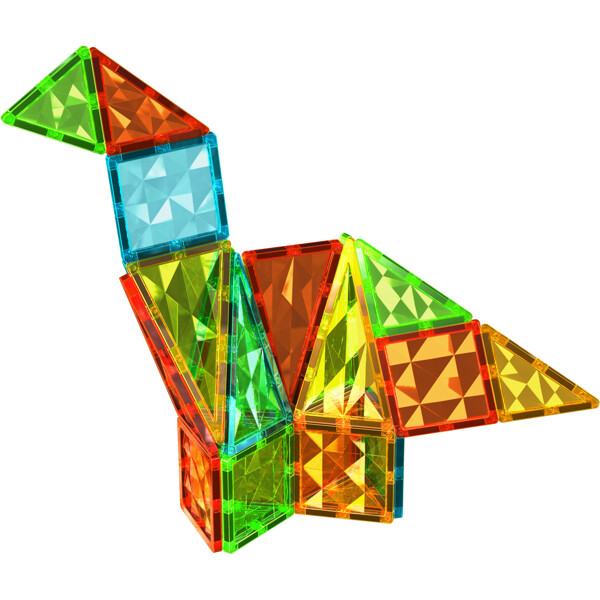 Geomag Magnetic Tiles Gems 44 Delar (Bild 4 av 6)