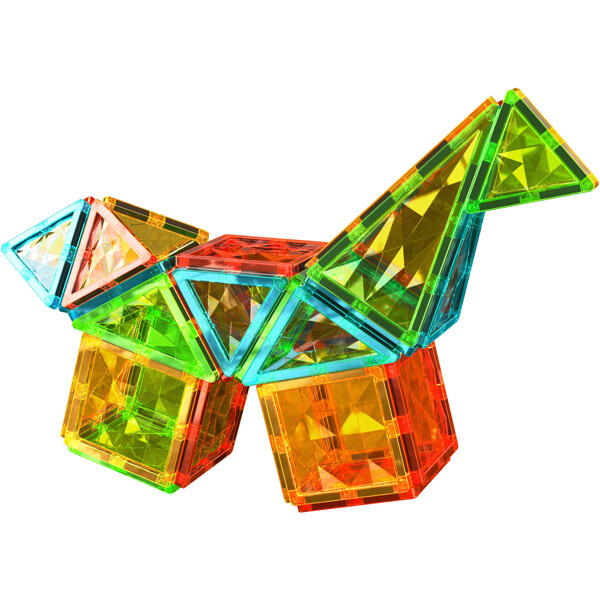 Geomag Magnetic Tiles Gems 44 Delar (Bild 5 av 6)