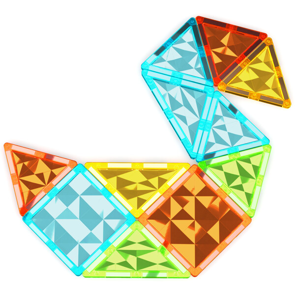 Geomag Magnetic Tiles Gems 32 Delar (Bild 3 av 6)