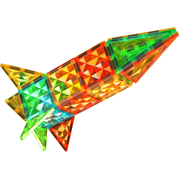 Geomag Magnetic Tiles Gems 32 Delar (Bild 5 av 6)