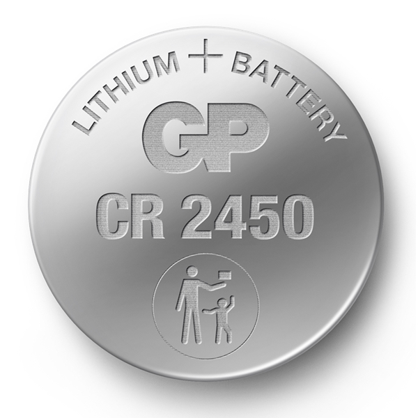 GP Batteries CR2450, 3V, 2-pack (Bild 2 av 2)