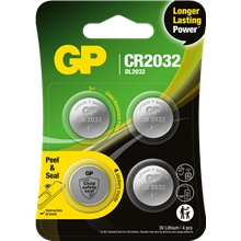 GP Batteri CR2032, 4-pack