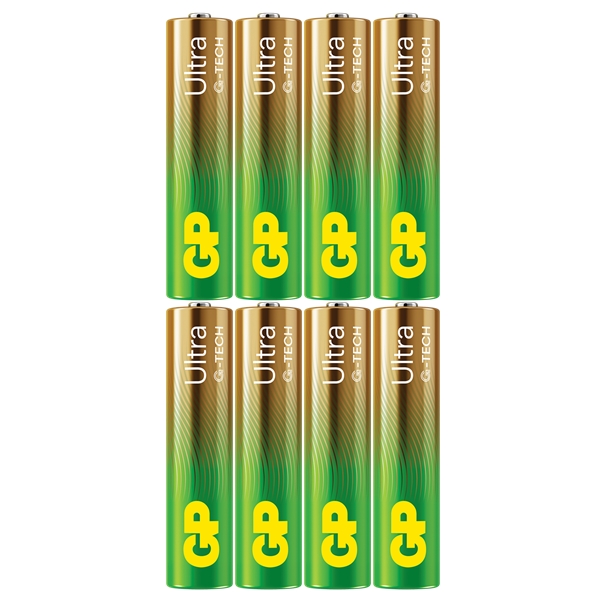 GP Batteries Ultra AAA, 8-pack (Bild 2 av 2)