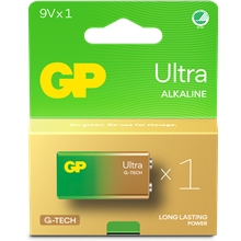 GP Batteries Ultra 9V-batteri