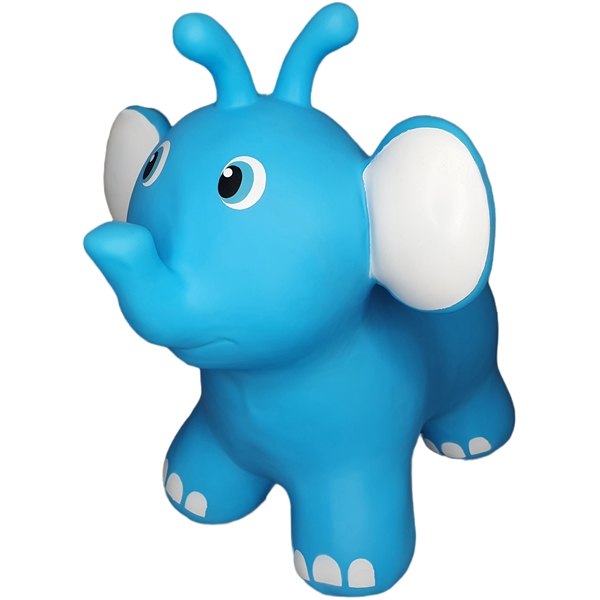 Gerardo Toys Jumpy Elefant Blå (Bild 1 av 2)