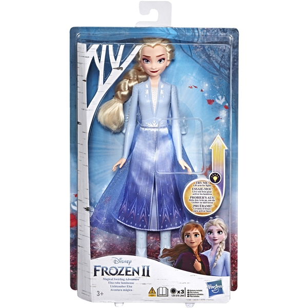 Disney Frozen 2 Light Up Fashion Doll Elsa (Bild 1 av 4)